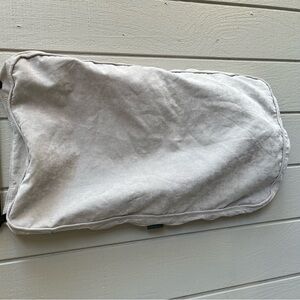 Lovesac Sactional Back Pillow Cover in Sky Grey Corded Velvet Standard 35 x 23